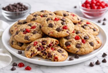 Maraschino Cherry Chocolate Chip Cookies Recipe