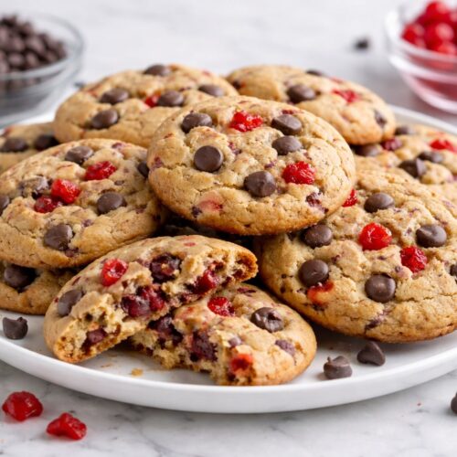 Maraschino Cherry Chocolate Chip Cookies Recipe