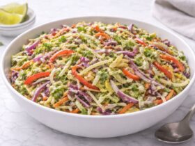 Mexican Coleslaw With Cilantro Lime Dressing