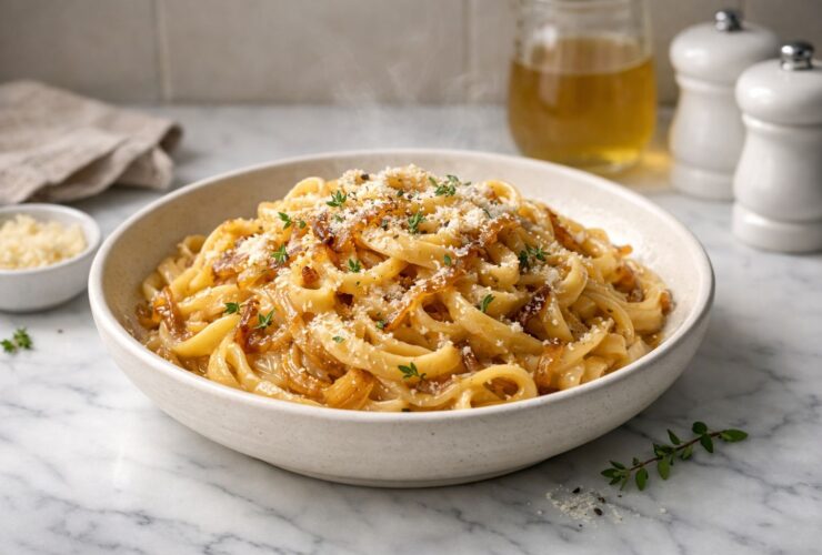 One Pot French Onion Pasta Recipe