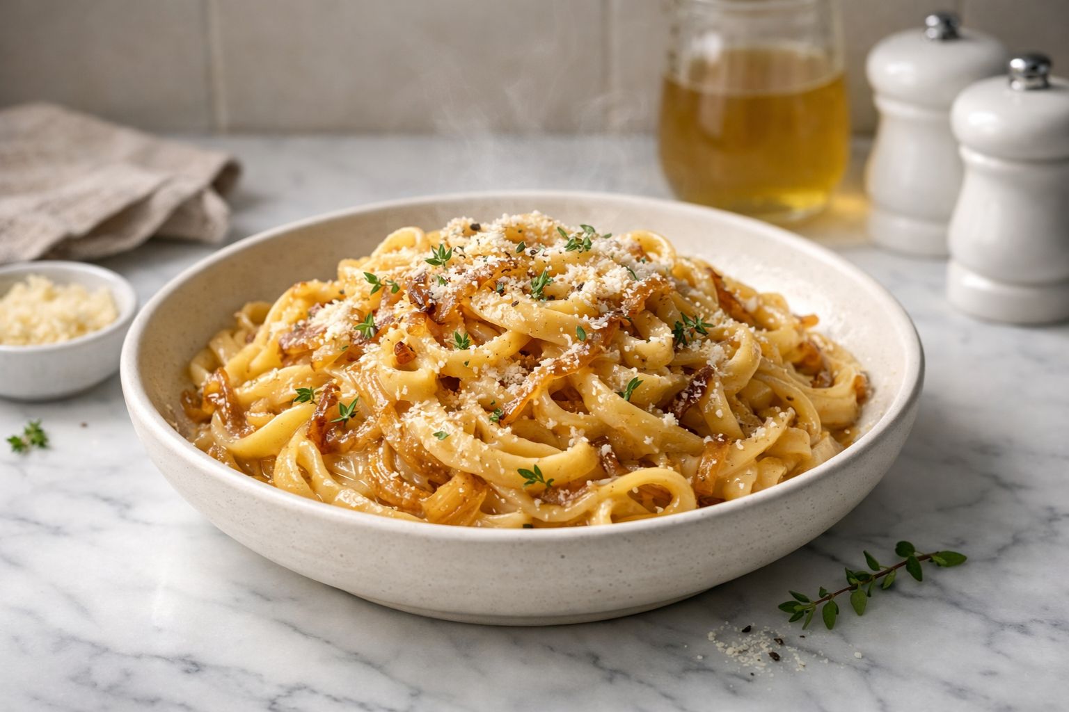 One Pot French Onion Pasta Recipe