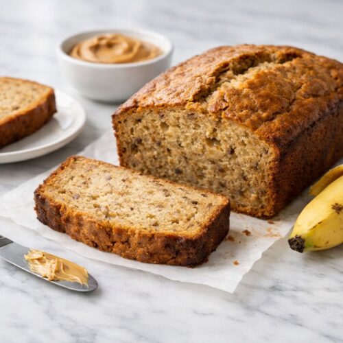 Peanut Butter Banana Bread Recipe