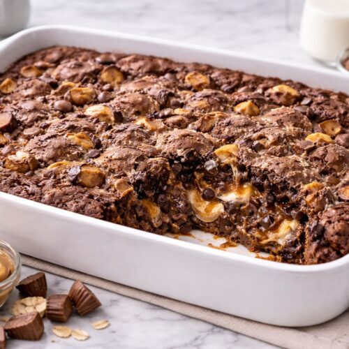 Peanut Butter Cup Dump Cake Recipe