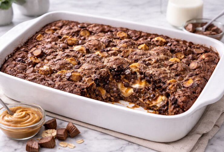Peanut Butter Cup Dump Cake Recipe