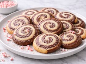 Peppermint Chocolate Swirl Cookies
