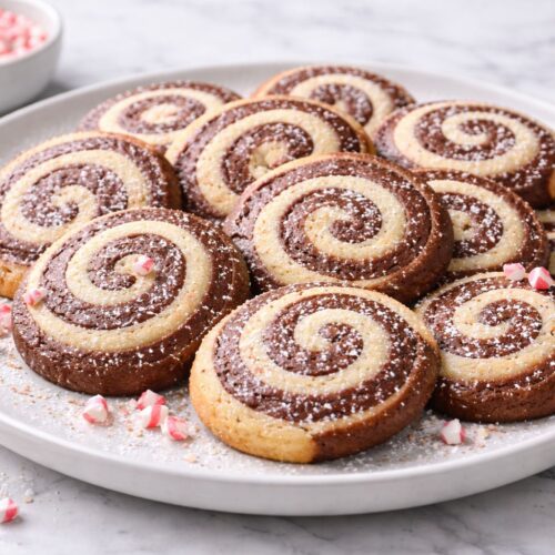 Peppermint Chocolate Swirl Cookies