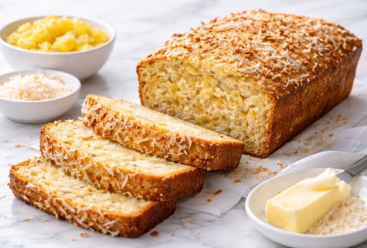 Pineapple Coconut Bread Recipe