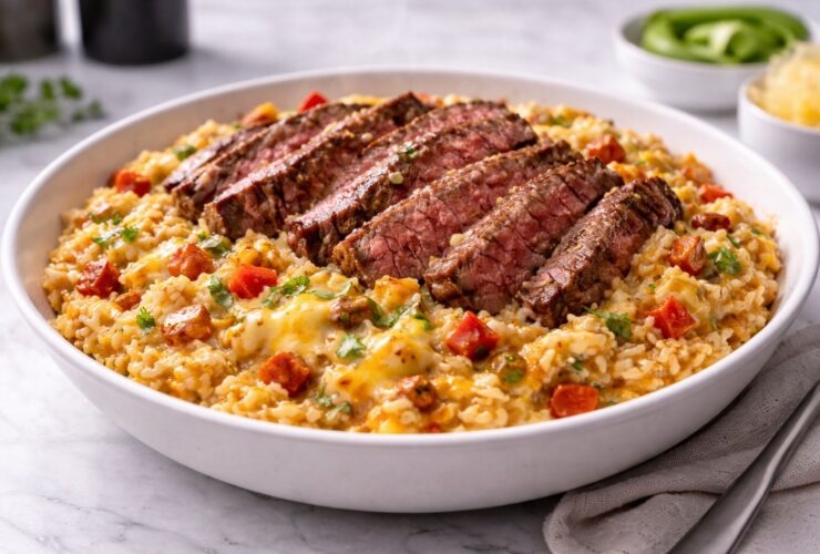Steak Queso Rice Recipe
