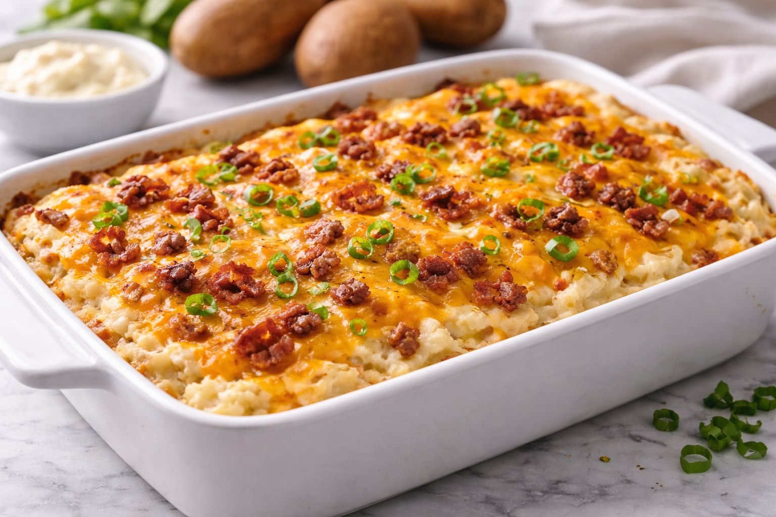 Twice Baked Potato Casserole Recipe