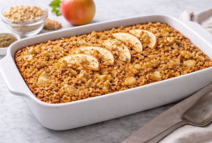 Apple Cinnamon Baked Oatmeal