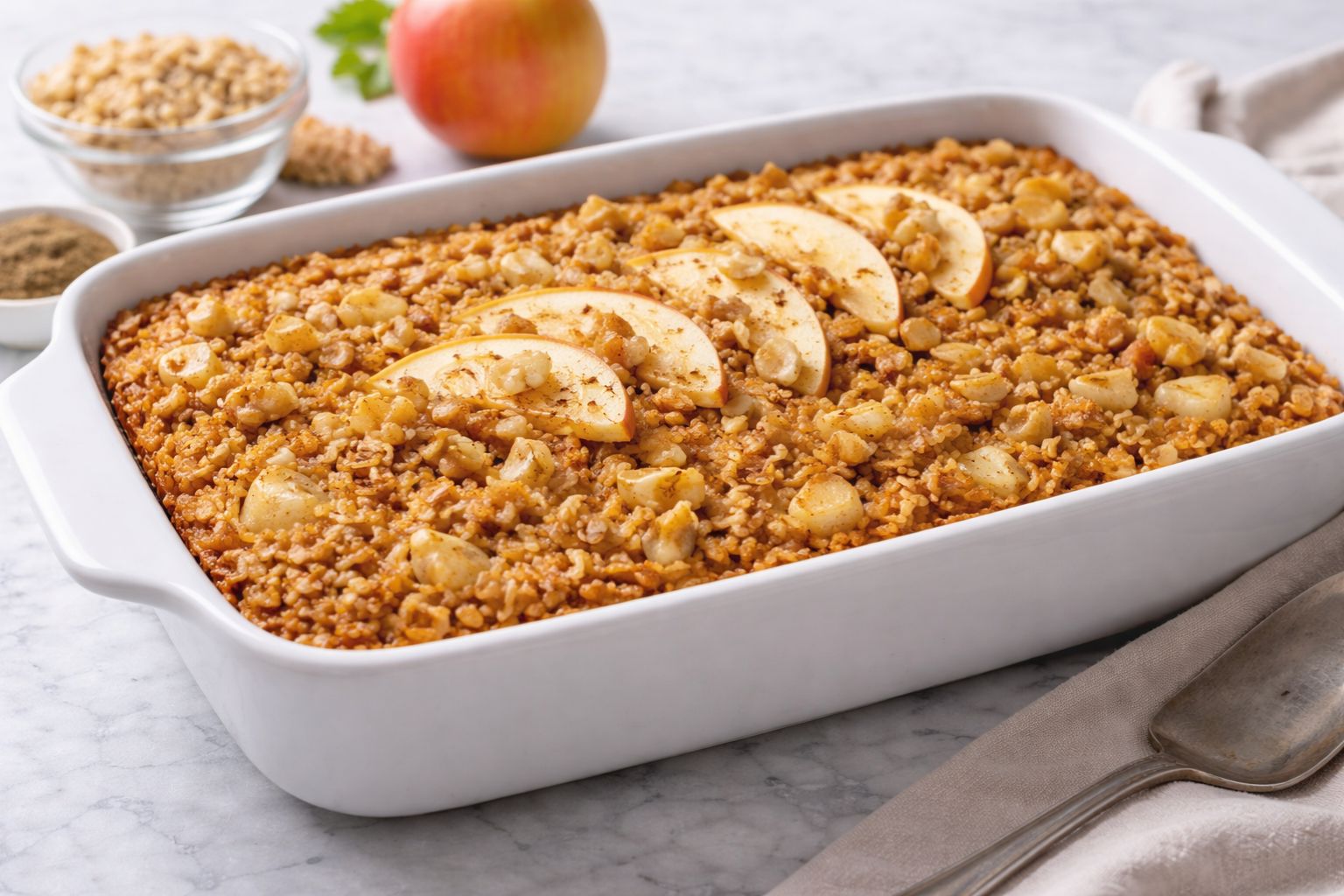 Apple Cinnamon Baked Oatmeal