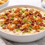 Bacon Ranch Crispy Chicken Queso