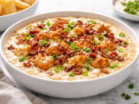 Bacon Ranch Crispy Chicken Queso