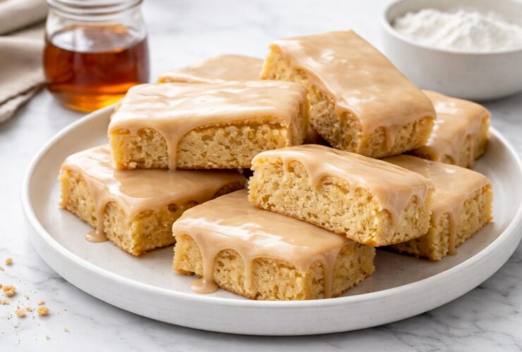 Baked Maple Donut Bars Recipe