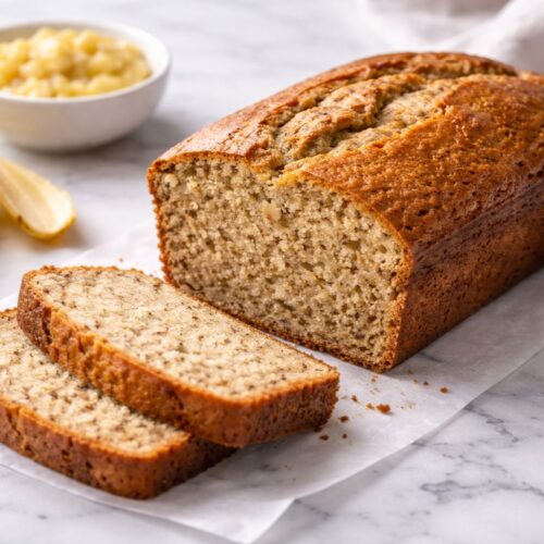 Banana Bread Recipe 2 Bananas