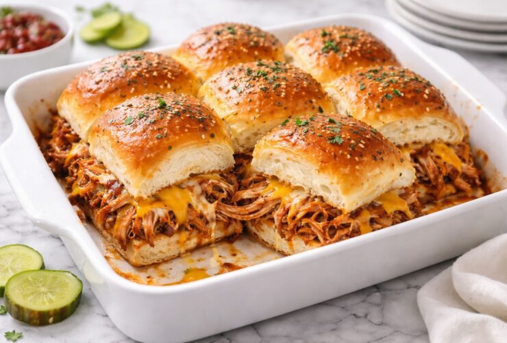Bbq Chicken Sliders Hawaiian Rolls
