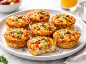 Breakfast Egg Muffins With Hashbrowns