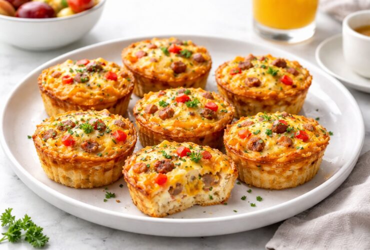 Breakfast Egg Muffins With Hashbrowns