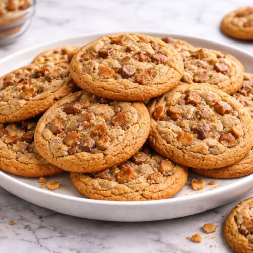 Brown Butter Toffee Cookies Recipe