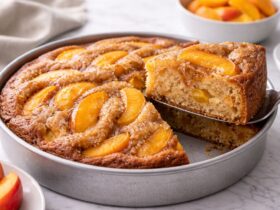 Brown Sugar Peach Cake Recipe