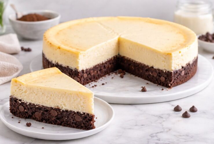 Brownie Bottom Cheesecake Recipe