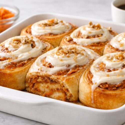 Carrot Cake Cinnamon Rolls Recipe