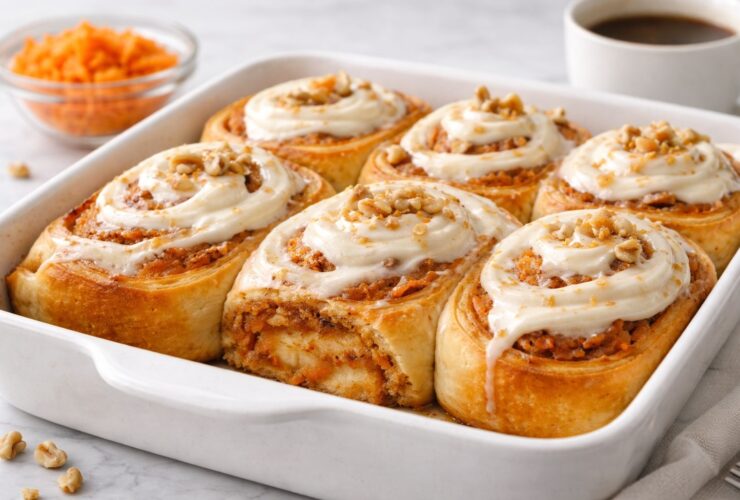 Carrot Cake Cinnamon Rolls Recipe