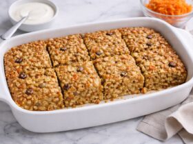 Carrot Cake Oatmeal Bake Recipe