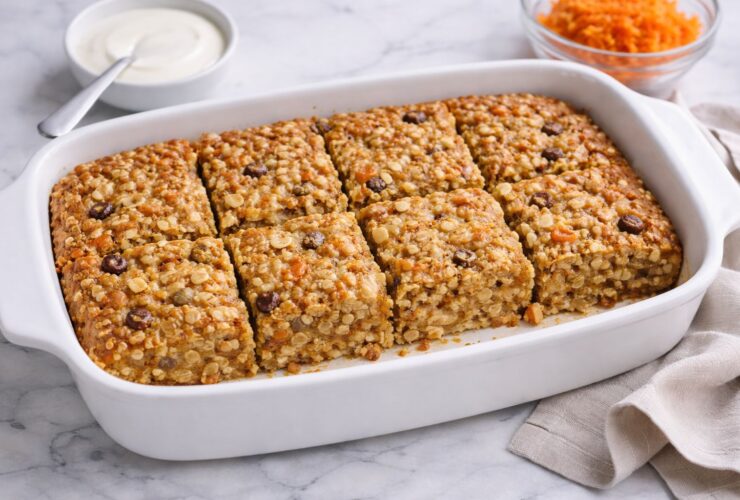 Carrot Cake Oatmeal Bake Recipe