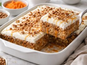 Carrot Cake Poke Cake Recipe