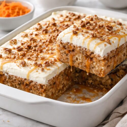 Carrot Cake Poke Cake Recipe
