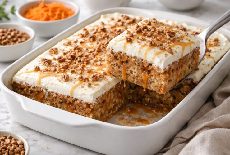 Carrot Cake Poke Cake Recipe