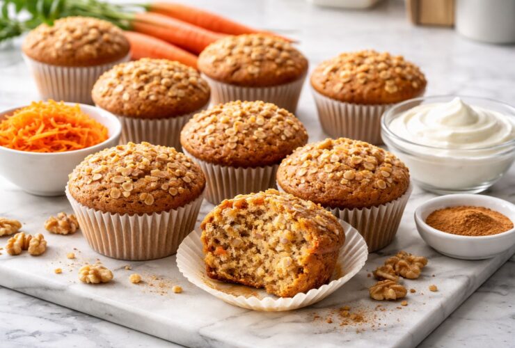 Carrot Cake Yogurt Muffins Recipe
