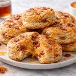 Maple Bacon Cheddar Biscuits Recipe