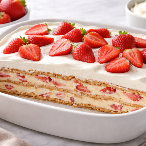 Strawberry Eclair Cake Recipe