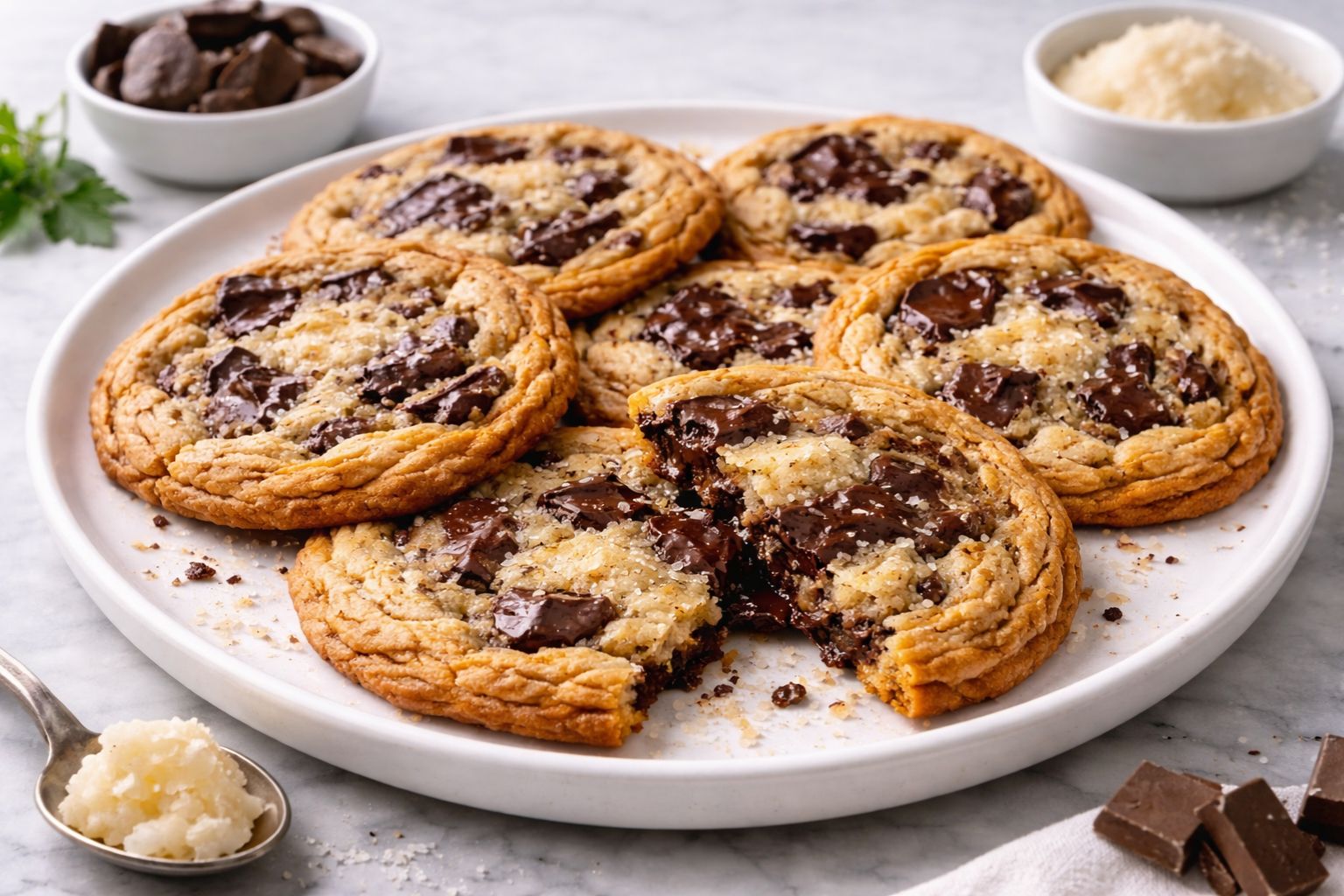 Chocolate Miso Pan-Bang Cookies