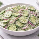 Creamy Cucumber Salad with Mayonnaise