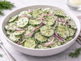 Creamy Cucumber Salad with Mayonnaise