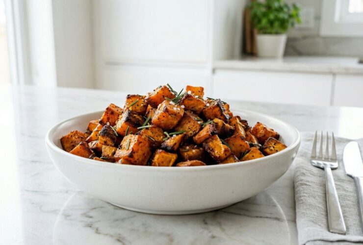 Crispy Roasted Sweet Potatoes Recipe