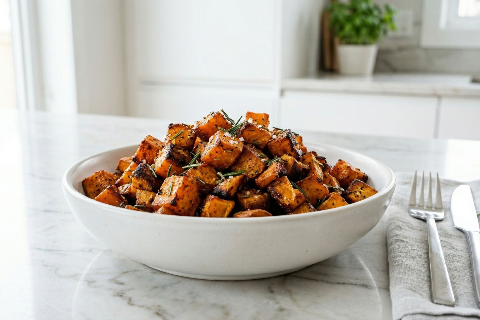 Crispy Roasted Sweet Potatoes Recipe