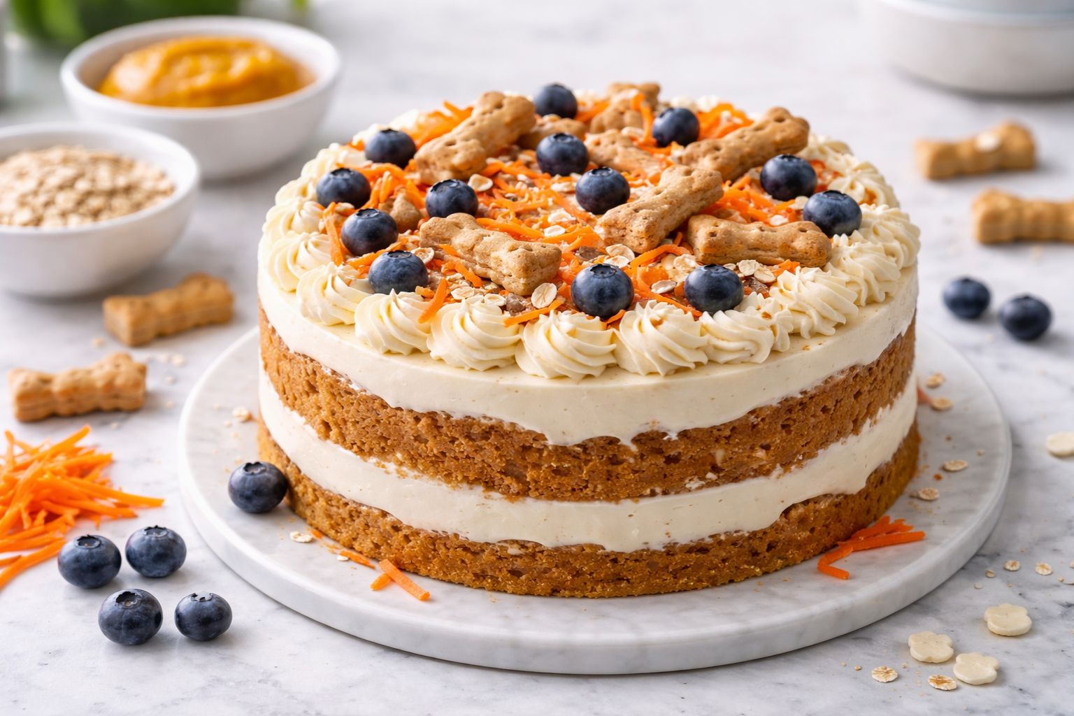 DIY Dog Birthday Cake Recipe