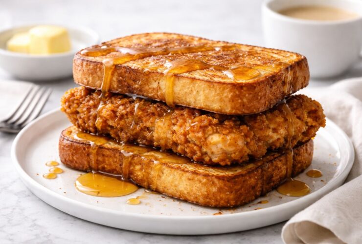 French Toast Fried Chicken Sandwich