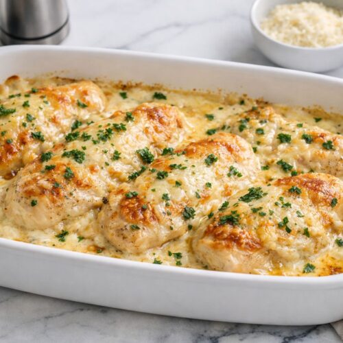 Garlic Parmesan Chicken Casserole