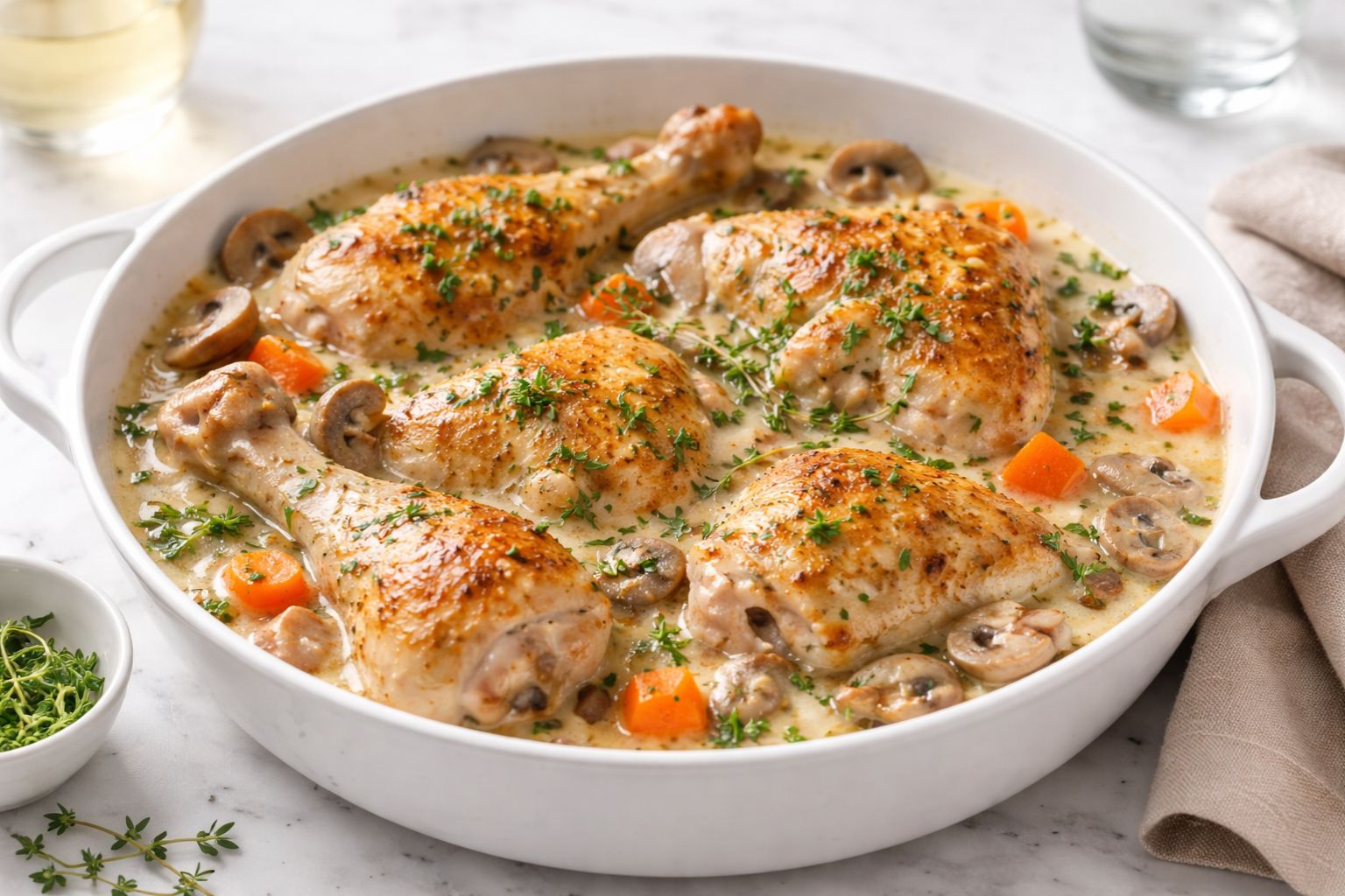 Julia Child Coq au Vin Blanc Recipe