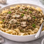Lentil Mushroom Stroganoff Recipe