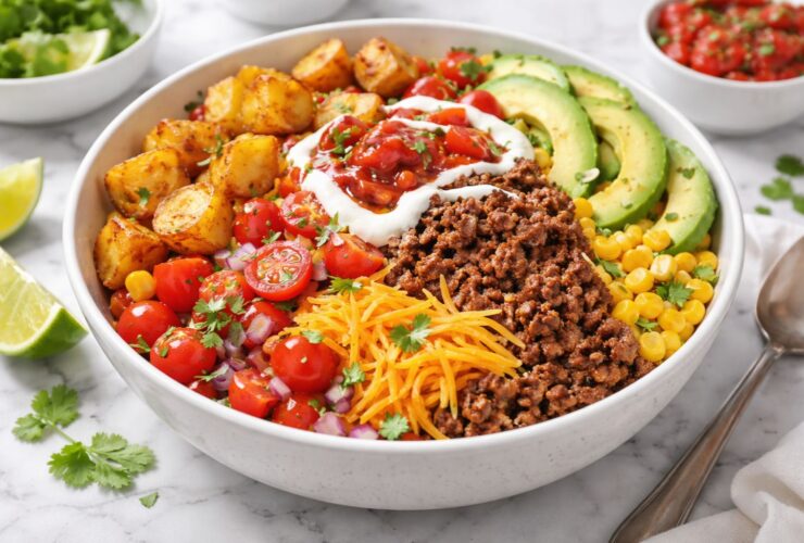 Loaded Potato Taco Bowl Recipe