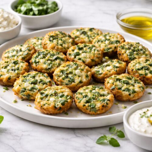 Mediterranean Spinach and Feta Crisps