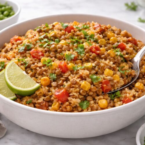 Mexican Rice and Lentils Recipe