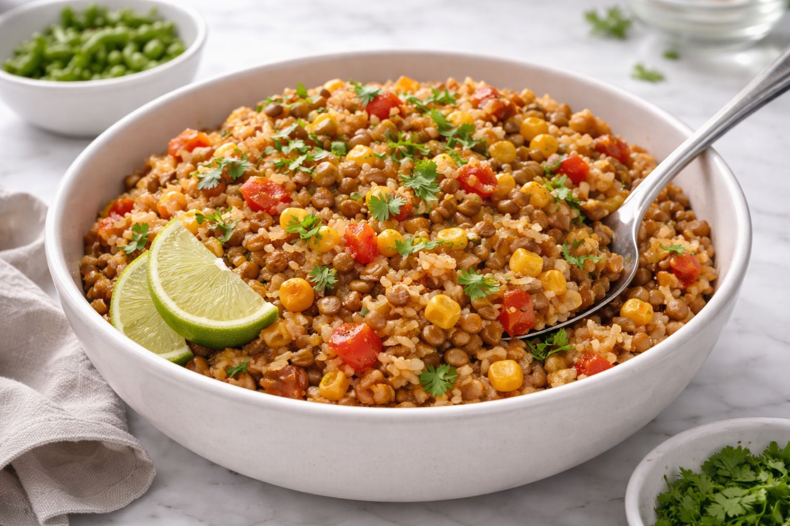Mexican Rice and Lentils Recipe