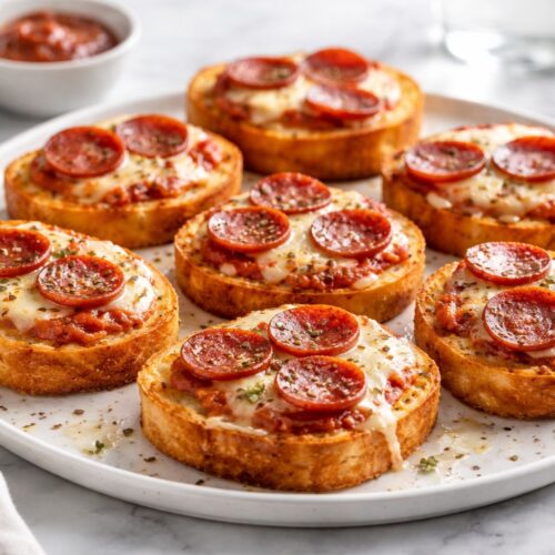Mini Garlic Toast Pizza Recipe